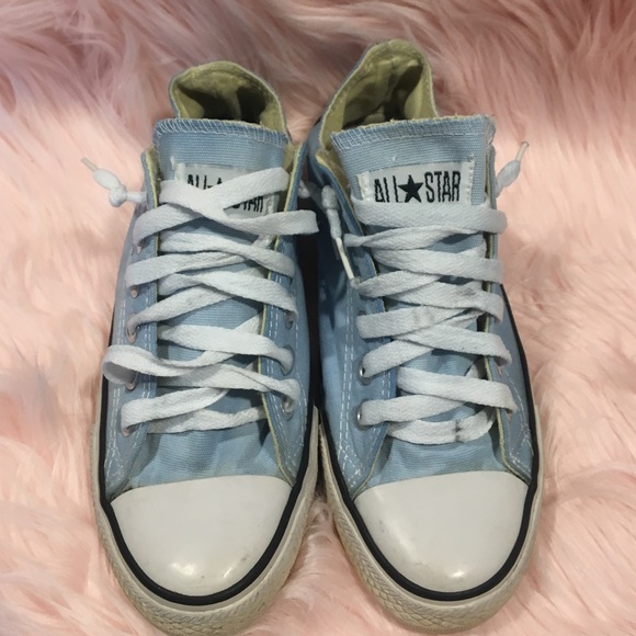 Converse Shoes - Light Blue Dyed Converse